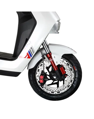 Scooter A9 Électrique Lithium – Autonomie 40-60km, 2 Passagers.