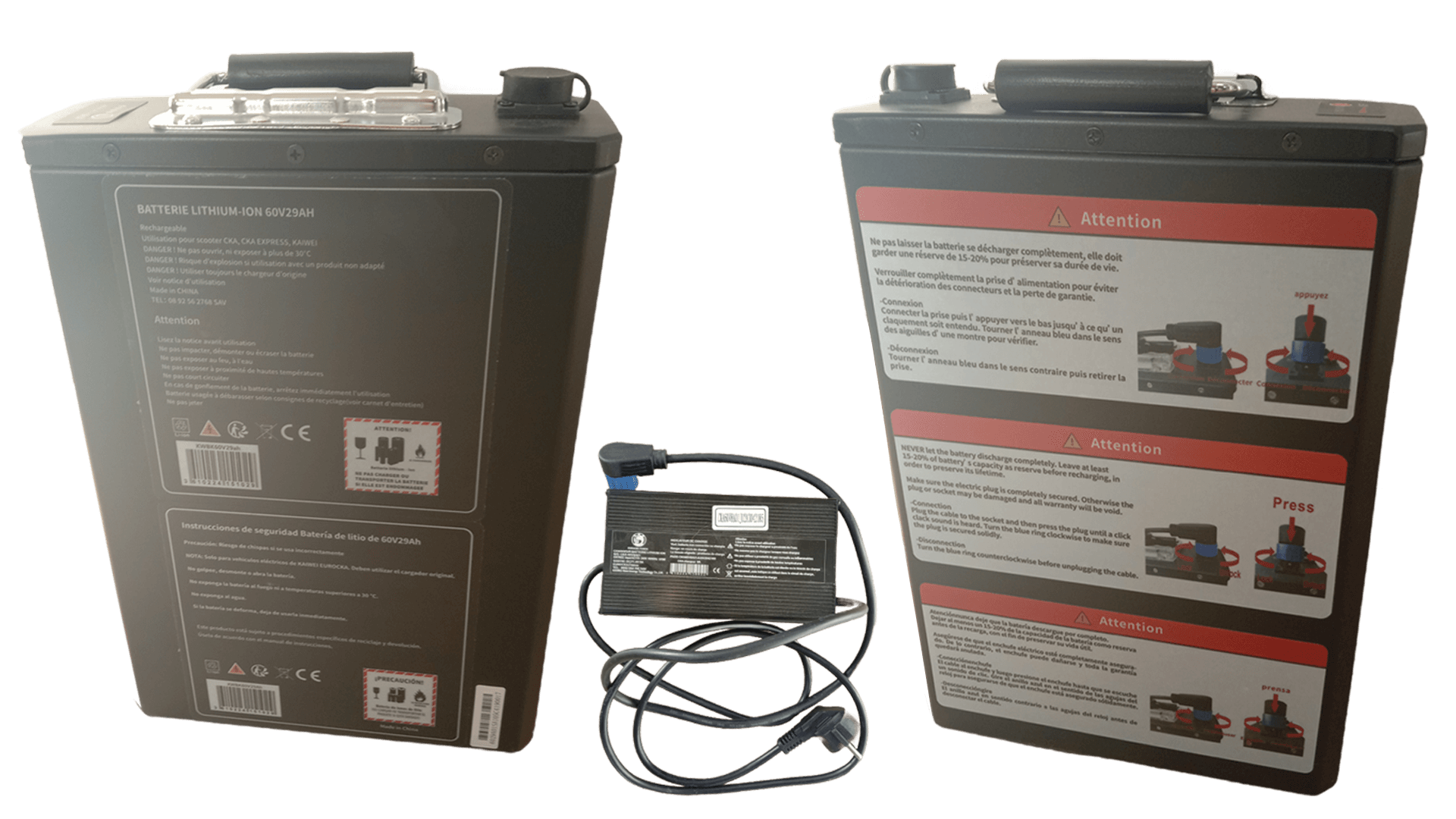 Batteries amovibles ZION